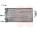 Radiator, racire motor VAN WEZEL 58002027