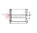 Radiator, racire motor VAN WEZEL 58002028