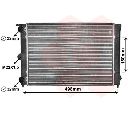 Radiator, racire motor VAN WEZEL 58002039