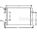 Radiator, racire motor VAN WEZEL 58002204
