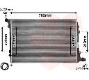 Radiator, racire motor VAN WEZEL 58002224