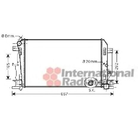 Radiator, racire motor VAN WEZEL 58002271</br>Piesa auto pentru Radiator racire apa/ ulei Radiator, racire motor VAN WEZEL 58002271</br>Piesa auto pentru Radiator racire apa/ ulei
