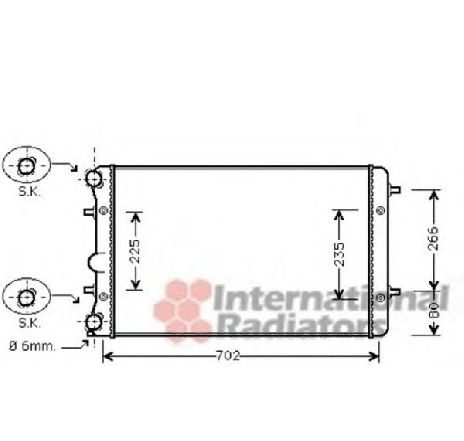 Radiator, racire motor VAN WEZEL 58002286</br>Piesa auto pentru Radiator racire apa/ ulei Radiator, racire motor VAN WEZEL 58002286</br>Piesa auto pentru Radiator racire apa/ ulei