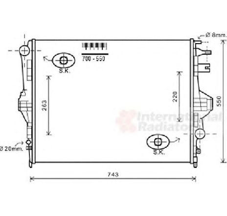 Radiator, racire motor VAN WEZEL 58002320</br>Piesa auto pentru Radiator racire apa/ ulei Radiator, racire motor VAN WEZEL 58002320</br>Piesa auto pentru Radiator racire apa/ ulei