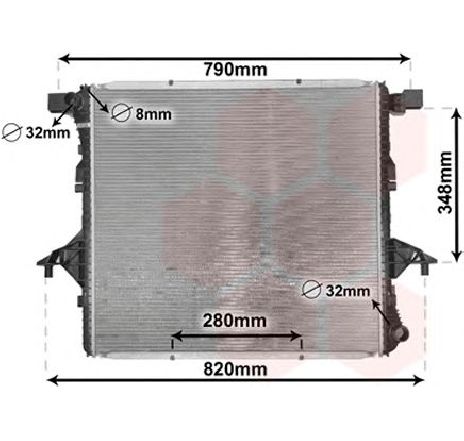 Radiator, racire motor VAN WEZEL 58002363</br>Piesa auto pentru Radiator racire apa/ ulei Radiator, racire motor VAN WEZEL 58002363</br>Piesa auto pentru Radiator racire apa/ ulei