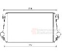 Intercooler, compresor VAN WEZEL 58004368</br>Piesa auto pentru Turbocompressor