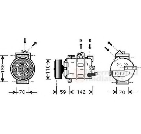Compresor, climatizare VAN WEZEL 5800K266</br>Piesa auto pentru Sistem de aer conditionat Compresor, climatizare VAN WEZEL 5800K266</br>Piesa auto pentru Sistem de aer conditionat