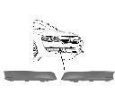 Acoperire, bara protectie VAN WEZEL 5839588</br>Piesa auto pentru Elemente caroserie/Aripa/Bara protectie