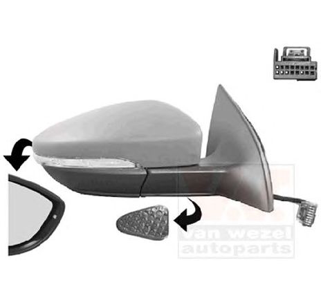 Oglinda exterioara VAN WEZEL 5841818 Oglinda exterioara VAN WEZEL 5841818