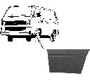 Usa, caroserie VAN WEZEL 5870172</br>Piesa auto pentru Celula pasager