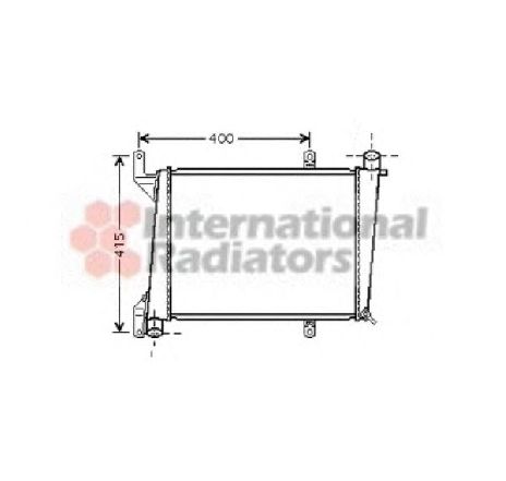 Radiator, racire motor VAN WEZEL 59002127 Radiator, racire motor VAN WEZEL 59002127