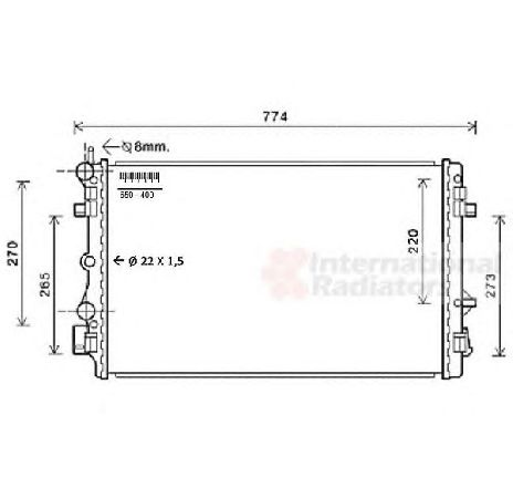 Radiator, racire motor VAN WEZEL 76002021</br>Piesa auto pentru Radiator racire apa/ ulei Radiator, racire motor VAN WEZEL 76002021</br>Piesa auto pentru Radiator racire apa/ ulei