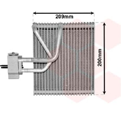 Evaporator,aer conditionat VAN WEZEL 8100V045</br>Piesa auto pentru Sistem de aer conditionat Evaporator,aer conditionat VAN WEZEL 8100V045</br>Piesa auto pentru Sistem de aer conditionat