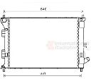 Radiator, racire motor VAN WEZEL 82002335