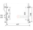 Condensator, climatizare VAN WEZEL 82005376