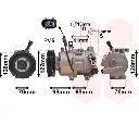 Compresor, climatizare VAN WEZEL 8200K296