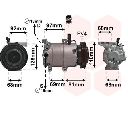 Compresor, climatizare VAN WEZEL 8200K412