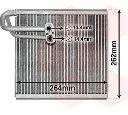 Evaporator,aer conditionat VAN WEZEL 8200V371