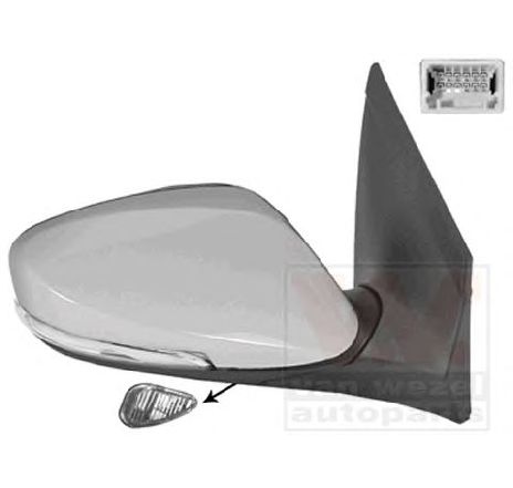 Oglinda exterioara VAN WEZEL 8244818</br>Piesa auto pentru Semnalizare / elemente Oglinda exterioara VAN WEZEL 8244818</br>Piesa auto pentru Semnalizare / elemente