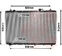 Radiator, racire motor VAN WEZEL 83002183