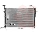 Radiator, racire motor VAN WEZEL 83002251</br>Piesa auto pentru Radiator racire apa/ ulei