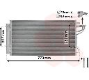 Condensator, climatizare VAN WEZEL 83005255