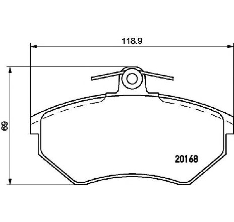 Set placute frana,frana disc TEXTAR 2016804 Set placute frana,frana disc TEXTAR 2016804