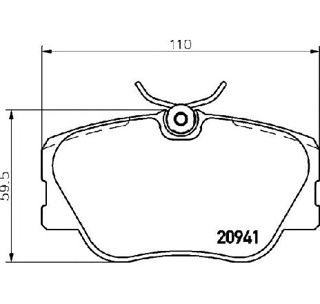 Set placute frana,frana disc TEXTAR 2094102 Set placute frana,frana disc TEXTAR 2094102
