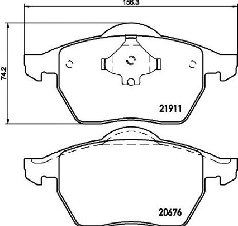Set placute frana,frana disc TEXTAR 2191102 Set placute frana,frana disc TEXTAR 2191102