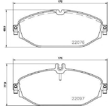 Set placute frana,frana disc TEXTAR 2207601 Set placute frana,frana disc TEXTAR 2207601
