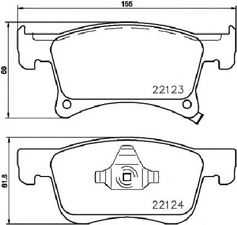 Set placute frana,frana disc TEXTAR 2212301</br>Piesa auto pentru Frana disc Set placute frana,frana disc TEXTAR 2212301</br>Piesa auto pentru Frana disc
