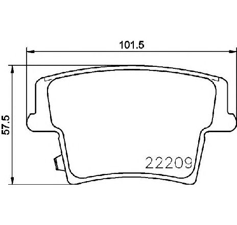 Set placute frana,frana disc TEXTAR 2220901</br>Piesa auto pentru Frana disc Set placute frana,frana disc TEXTAR 2220901</br>Piesa auto pentru Frana disc