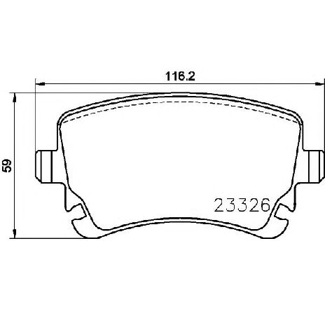 Set placute frana,frana disc TEXTAR 2332611</br>Piesa auto pentru Frana disc Set placute frana,frana disc TEXTAR 2332611</br>Piesa auto pentru Frana disc