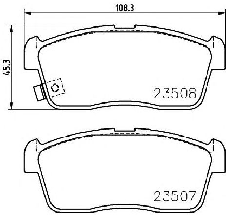 Set placute frana,frana disc TEXTAR 2350801 Set placute frana,frana disc TEXTAR 2350801
