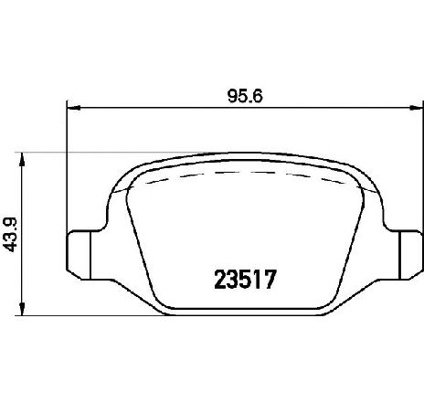 Set placute frana,frana disc TEXTAR 2351703 Set placute frana,frana disc TEXTAR 2351703