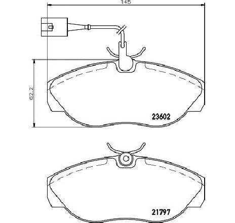 Set placute frana,frana disc TEXTAR 2360201 Set placute frana,frana disc TEXTAR 2360201
