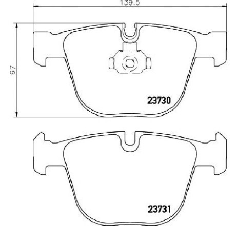 Set placute frana,frana disc TEXTAR 2373001 Set placute frana,frana disc TEXTAR 2373001