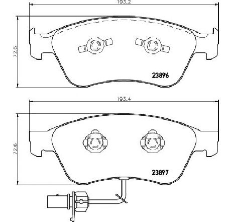 Set placute frana,frana disc TEXTAR 2389601 Set placute frana,frana disc TEXTAR 2389601