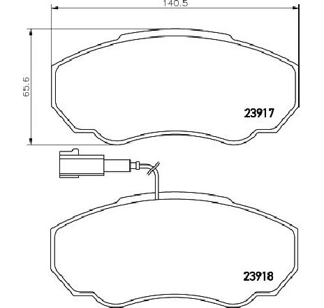 Set placute frana,frana disc TEXTAR 2391701 Set placute frana,frana disc TEXTAR 2391701