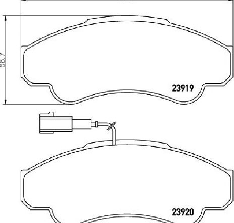 Set placute frana,frana disc TEXTAR 2391901 Set placute frana,frana disc TEXTAR 2391901