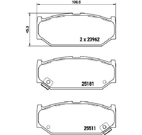 Set placute frana,frana disc TEXTAR 2396201 Set placute frana,frana disc TEXTAR 2396201