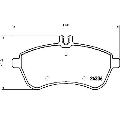 Set placute frana,frana disc TEXTAR 2430601 Set placute frana,frana disc TEXTAR 2430601