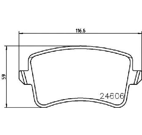 Set placute frana,frana disc TEXTAR 2460601 Set placute frana,frana disc TEXTAR 2460601