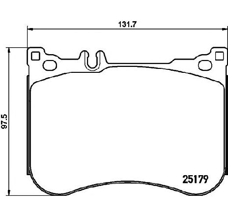 Set placute frana,frana disc TEXTAR 2517901 Set placute frana,frana disc TEXTAR 2517901