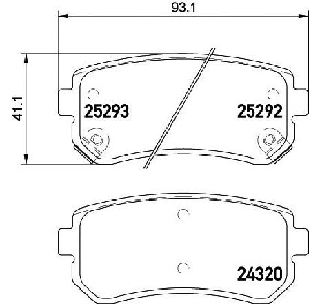 Set placute frana,frana disc TEXTAR 2529201 Set placute frana,frana disc TEXTAR 2529201