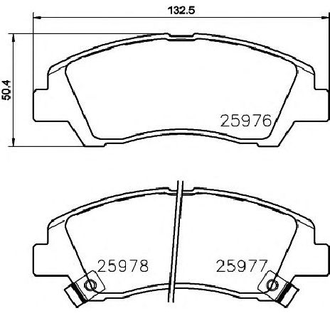 Set placute frana,frana disc TEXTAR 2597601 Set placute frana,frana disc TEXTAR 2597601