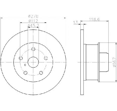 Disc frana TEXTAR 92022000 Disc frana TEXTAR 92022000