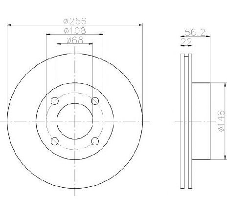 Disc frana TEXTAR 92054200 Disc frana TEXTAR 92054200