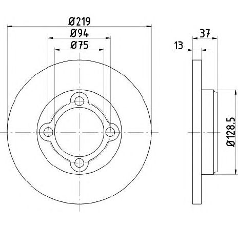 Disc frana TEXTAR 92066500 Disc frana TEXTAR 92066500