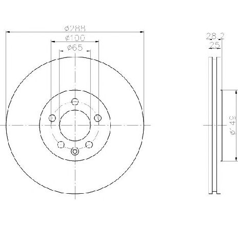 Disc frana TEXTAR 92072800 Disc frana TEXTAR 92072800